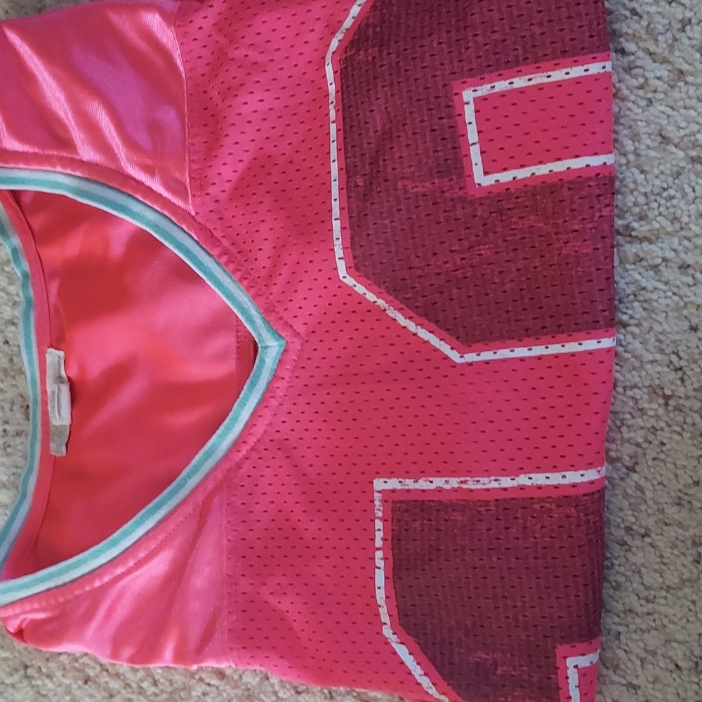 Ladies pink jersey top